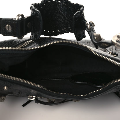 Balenciaga Agneau Arena Small Le Cagole Shoulder Bag Black 5 of 8