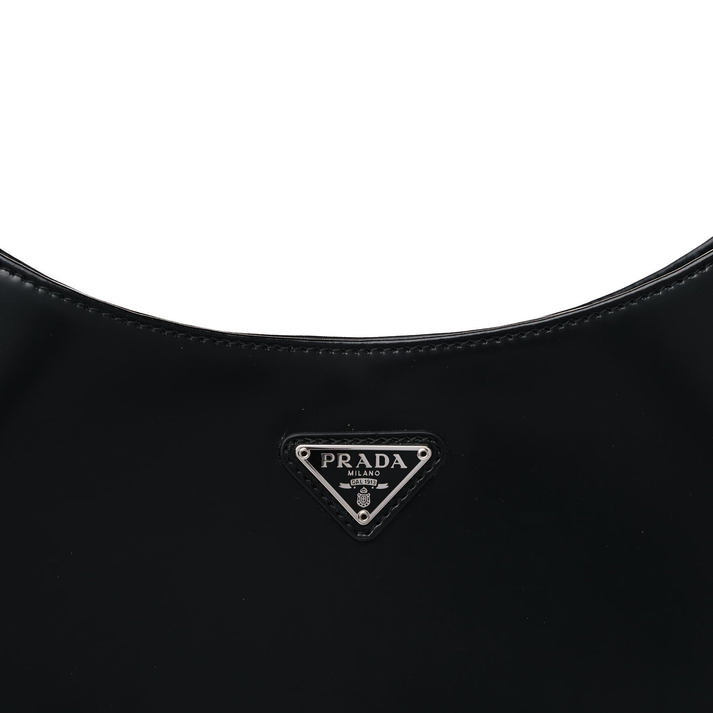 Spazzolato Cleo Shoulder Bag Black