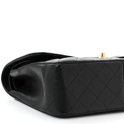 Chanel Caviar Quilted Jumbo Double Flap Black 9 of 11