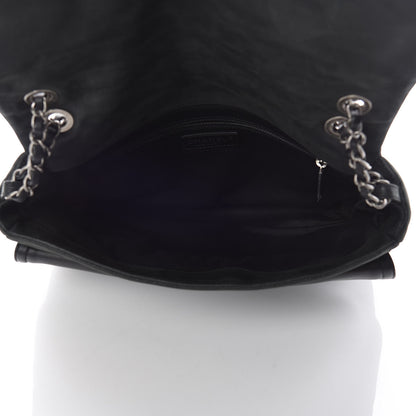 Chanel Iridescent Calfskin Jumbo In the Mix Double Flap Black 5 of 9