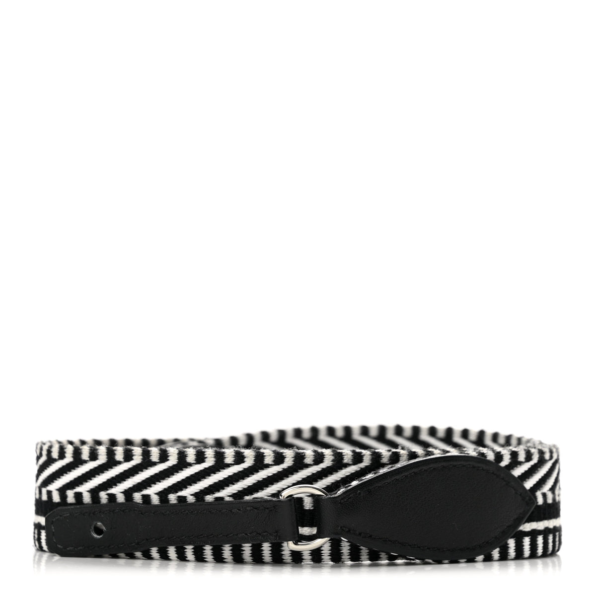 Toile Swift 25mm Sangle Cavale To Go Shoulder Strap Black Ecru