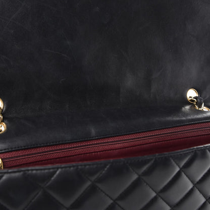 Chanel Lambskin Quilted Maxi Single Flap Black 10 of 14
