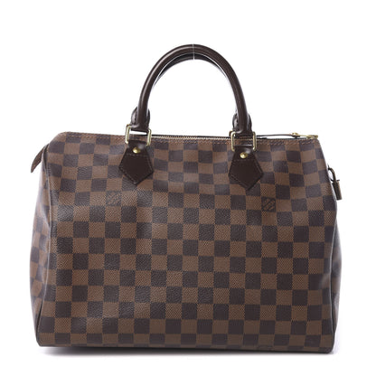 Louis Vuitton Damier Ebene Speedy 30 1 of 10