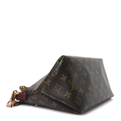 Louis Vuitton Monogram Beaubourg Hobo Mini Bordeaux Red Peach Safran Blue Jean Blue 4 of 11