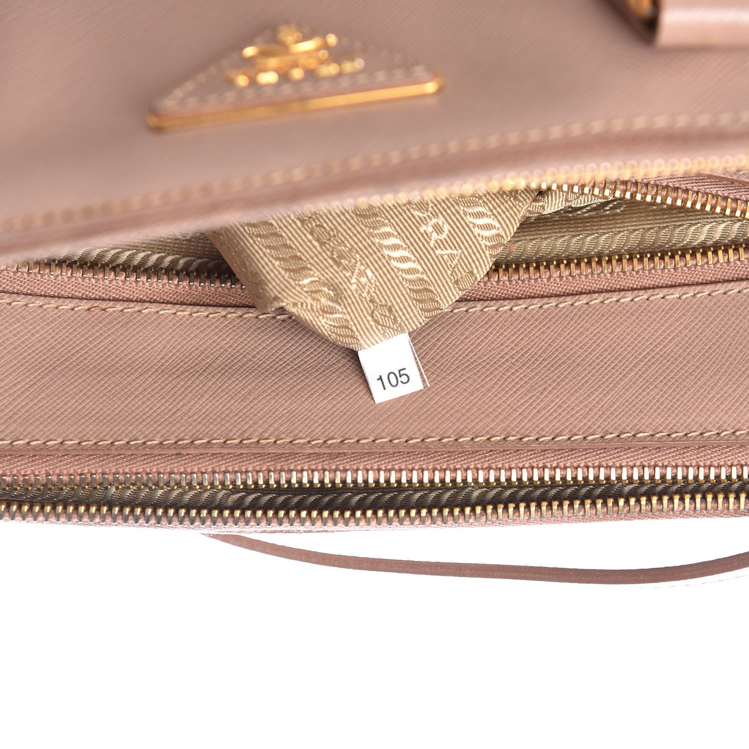 Prada Saffiano Medium Galleria Double Zip Tote Cammeo 8 of 14