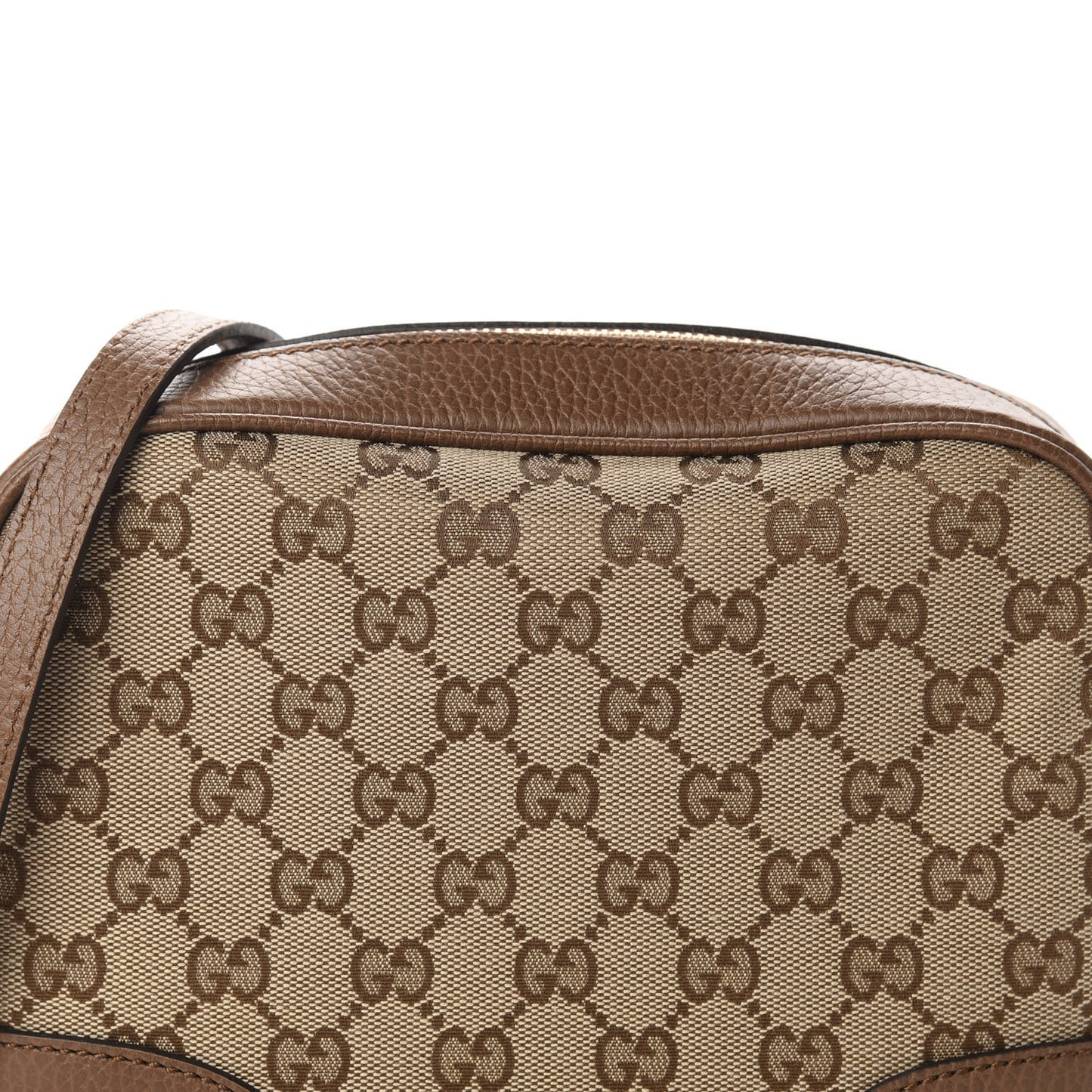 Monogram Mini Bree Messenger Bag Beige Tabacco