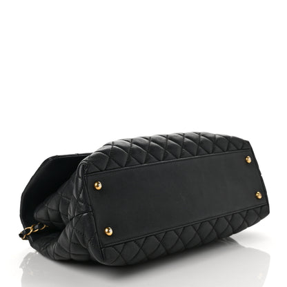 Chanel Caviar Quilted Medium Coco Handle Flap Black 4 of 8