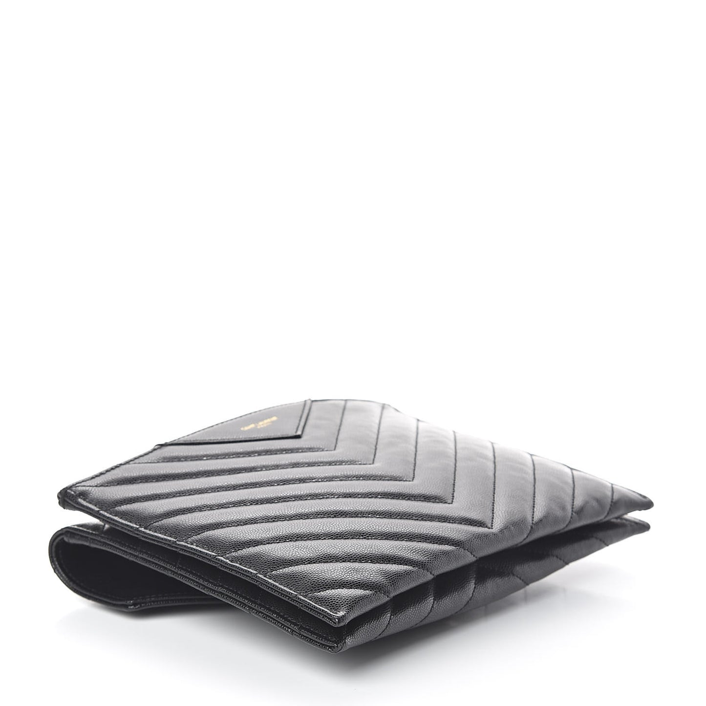 Grain De Poudre Matelasse Tribeca Chain Wallet Black