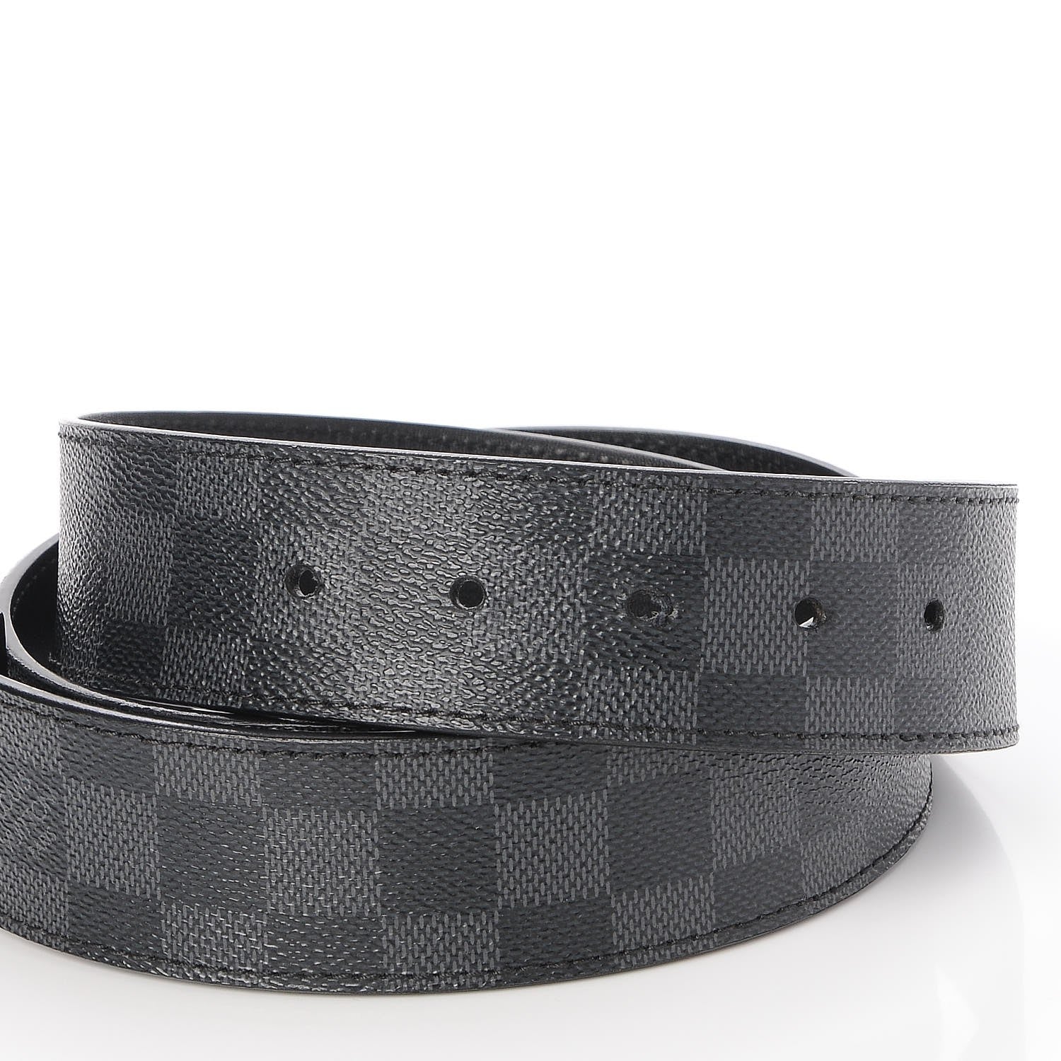 Louis Vuitton Damier Graphite LV Initiales Belt 100 40 4 of 7