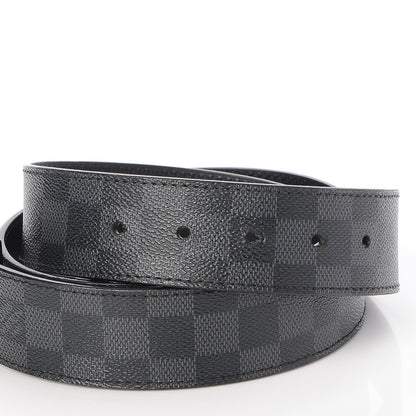 Louis Vuitton Damier Graphite LV Initiales Belt 100 40 4 of 7