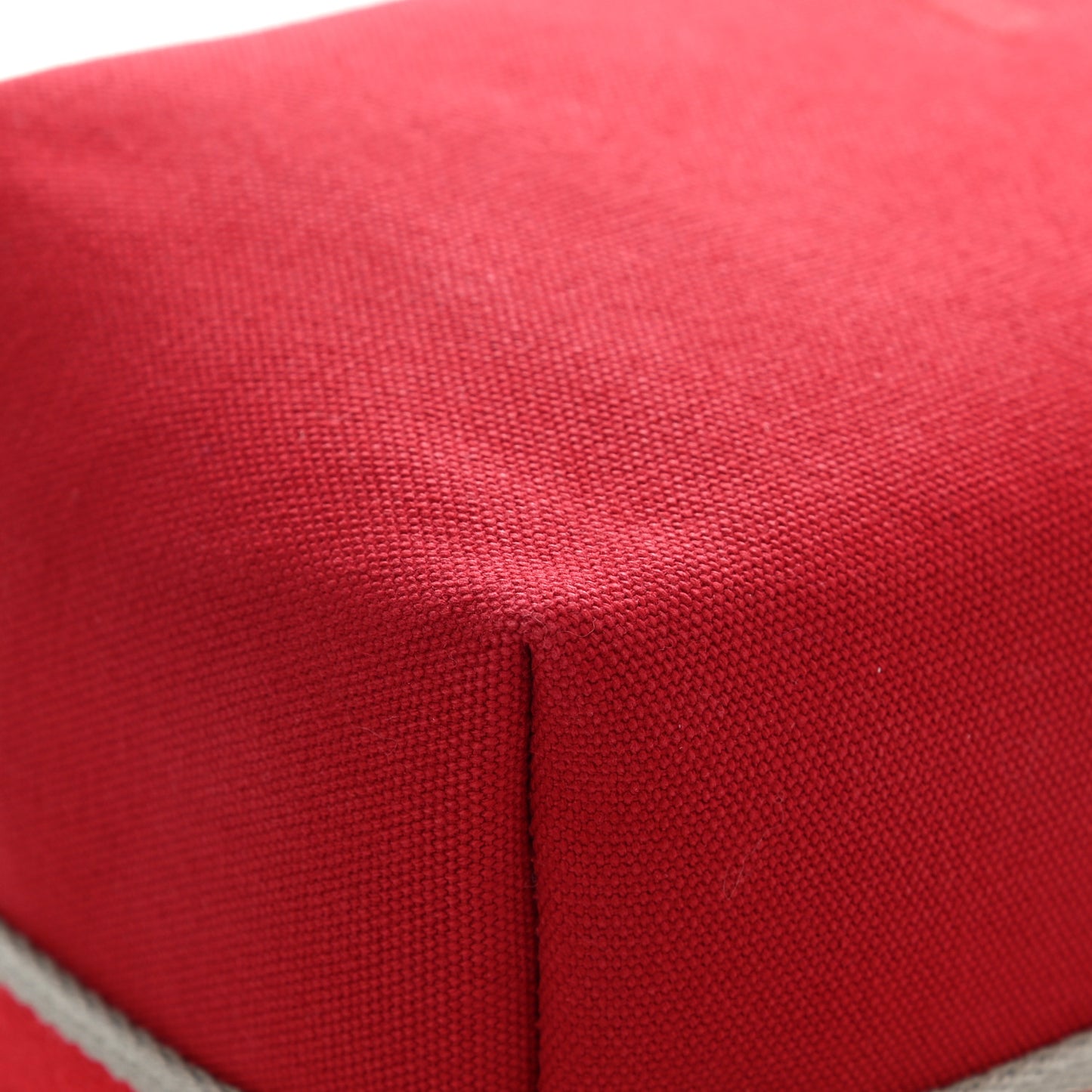 Canvas Large Bride-A-Brac Pouch Rouge