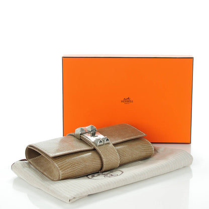 Hermes Lizard Niloticus Medor Clutch 23 4 of 12