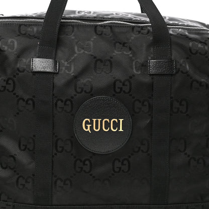 Gucci Econyl Nylon Monogram Off The Grid Duffle Bag Black 7 of 11