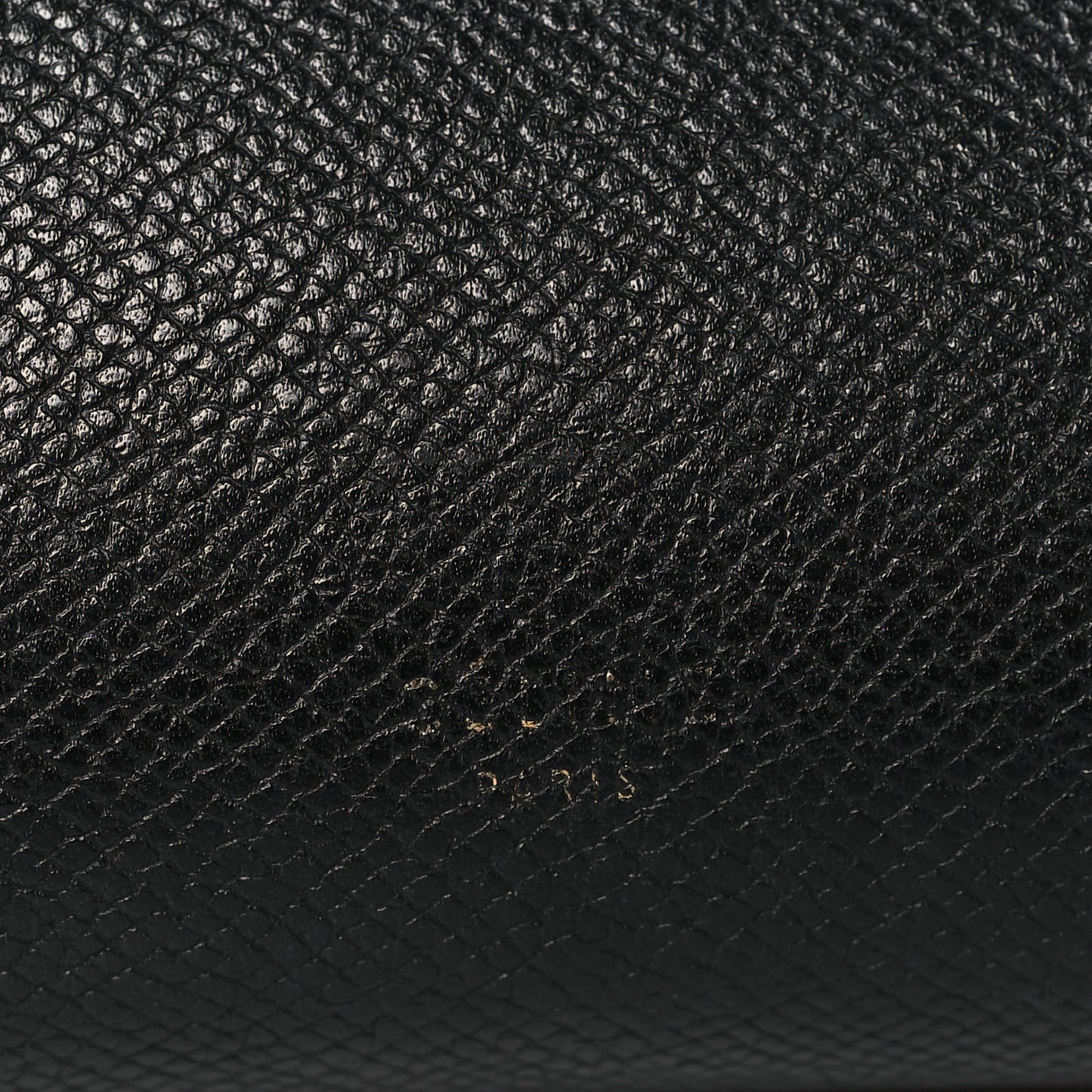 Grained Calfskin Micro Belt Bag Black