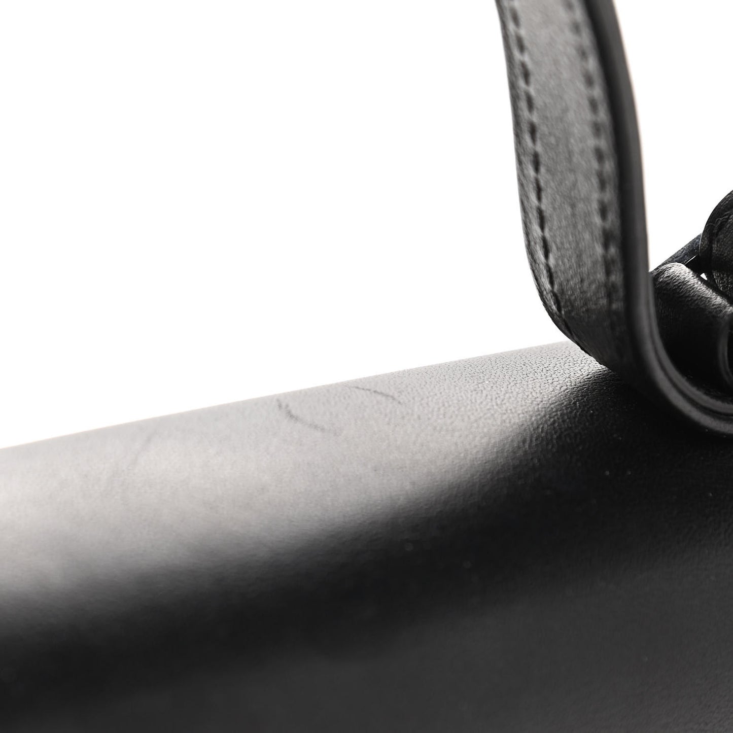 Calfskin MM Tempete Satchel Black