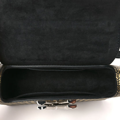 Louis Vuitton Epi Chevron Printed Twist Shoulder Bag PM Gold 5 of 8