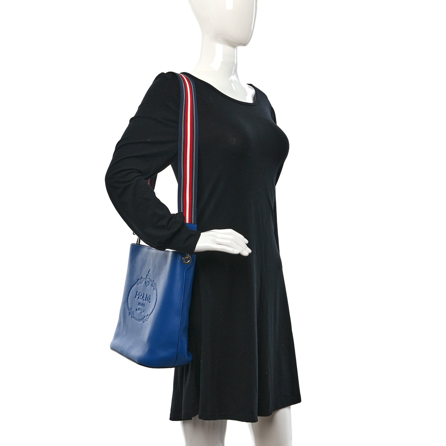 Vitello Phenix Logo Hobo Bluette