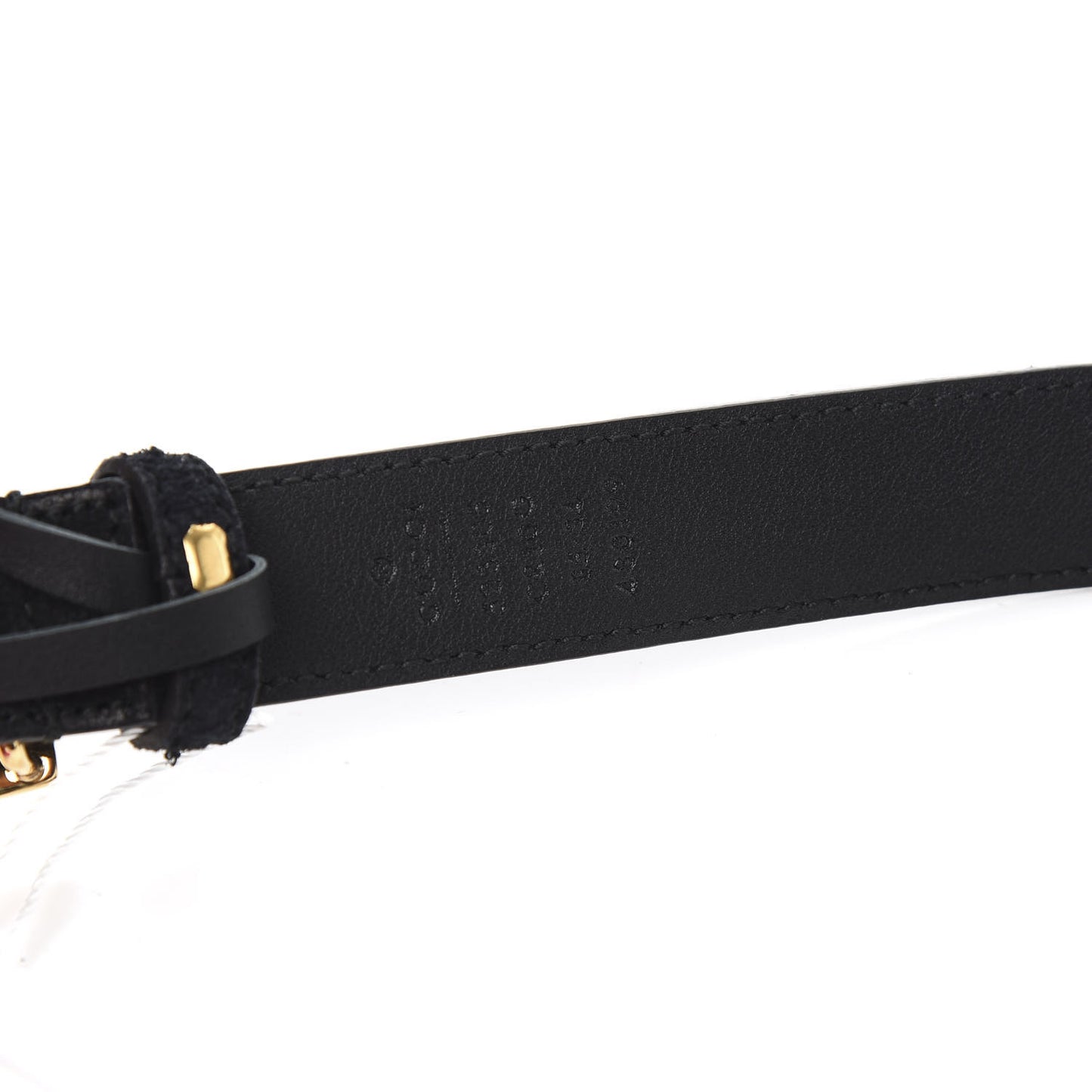 Suede Icaro G Cube 25mm Belt 85 34 Black