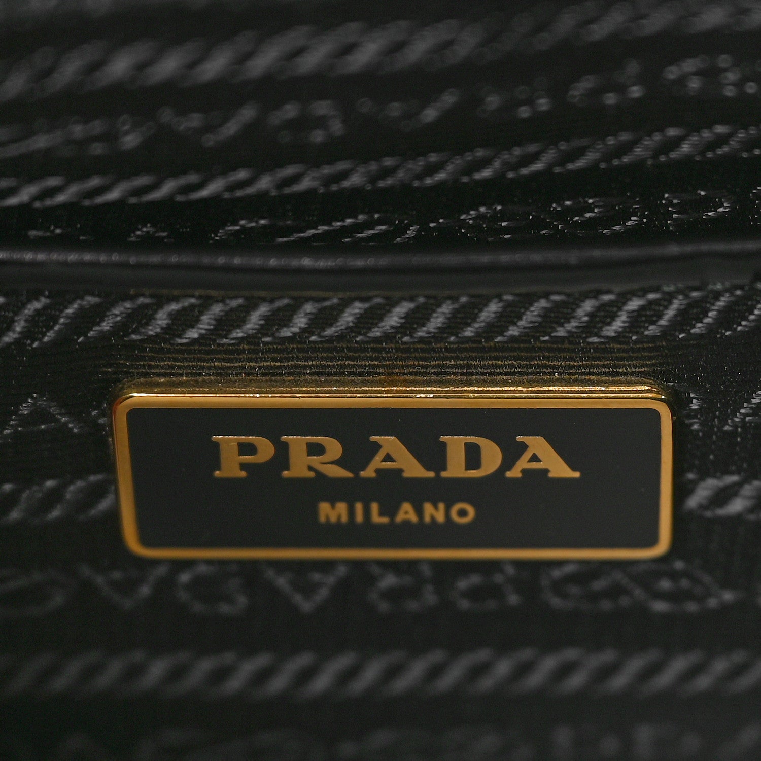 Prada Spazzolato Floral Medium Galleria Double Zip Tote Black White 6 of 9