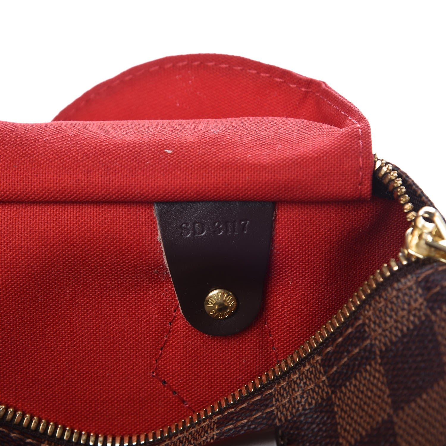Louis Vuitton Damier Ebene Speedy Bandouliere 25 8 of 9