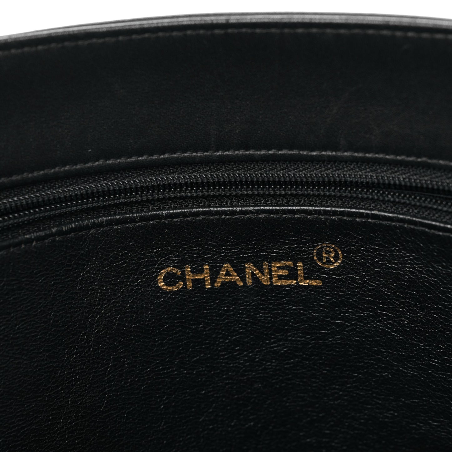 Lambskin Jumbo CC Shoulder Bag Black