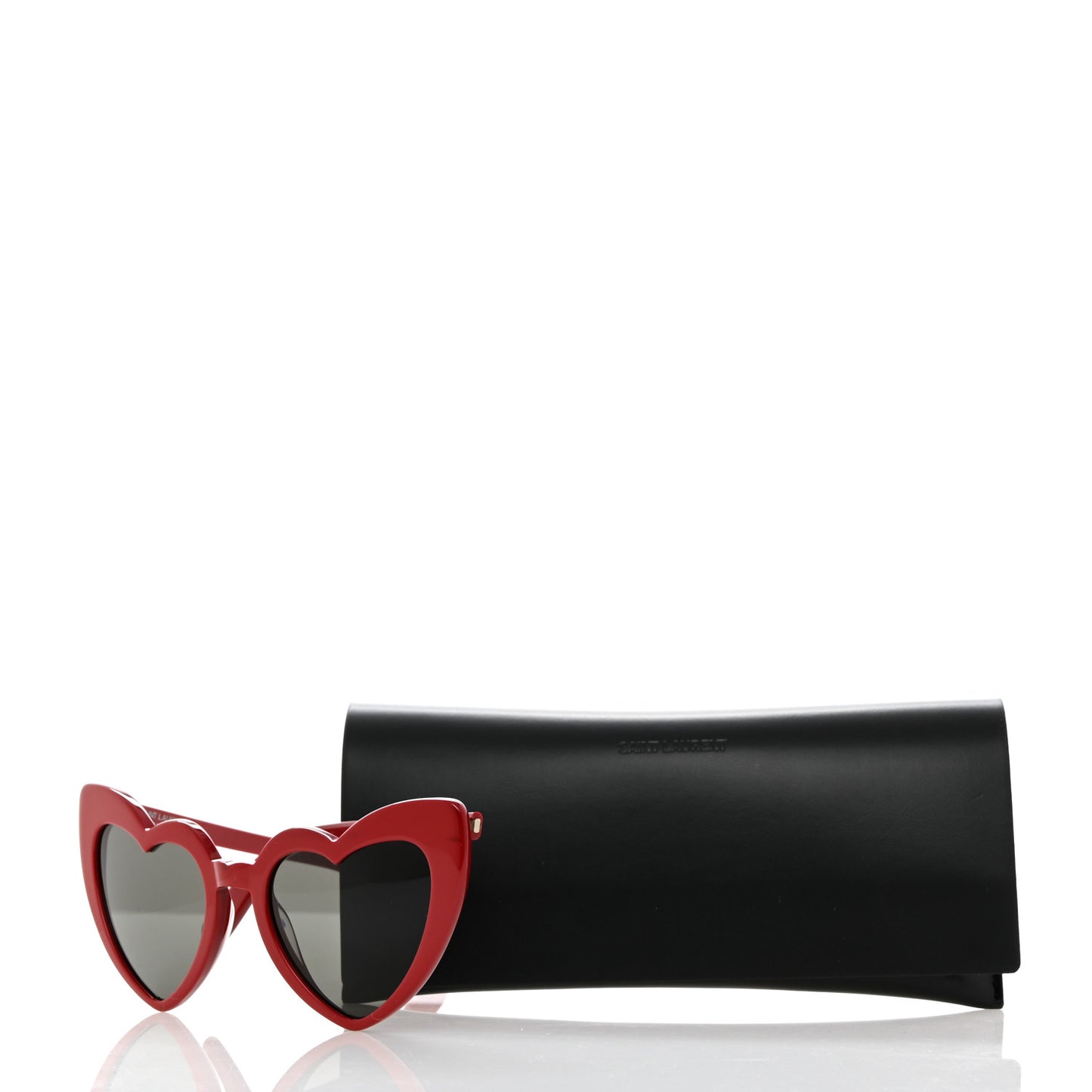 Acetate Heart Frame Loulou SL181 Sunglasses Red