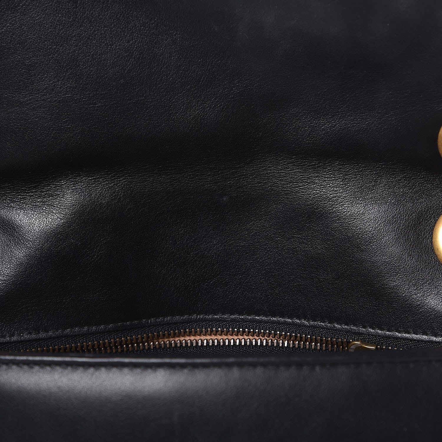 Gucci Calfskin Matelasse Small GG Marmont Shoulder Bag Black 8 of 8