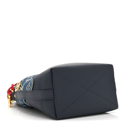 Louis Vuitton X NIGO Taurillon Monogram Denim Japanese Cruiser Blue 4 of 9