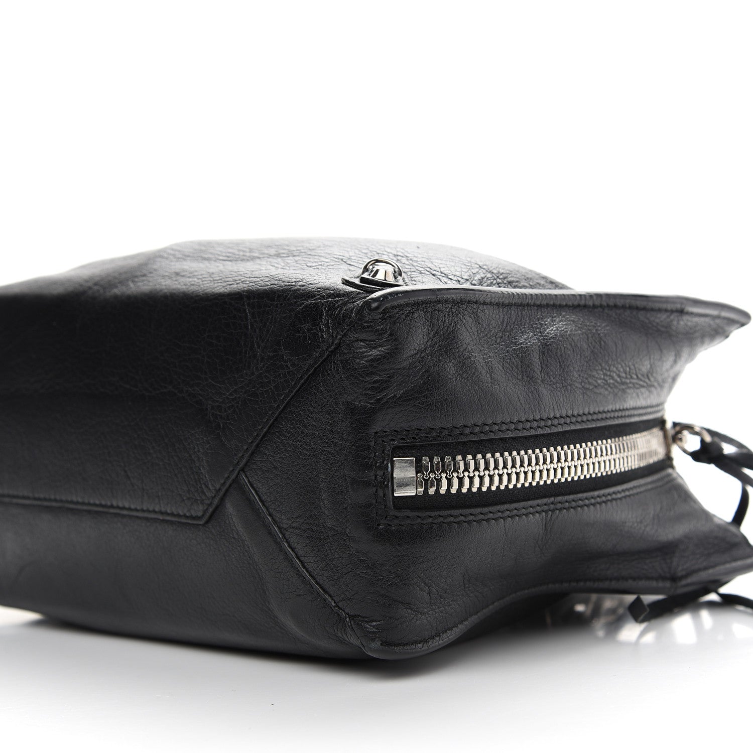 Balenciaga Veau Papier A6 Zip Around Tote Black 9 of 11