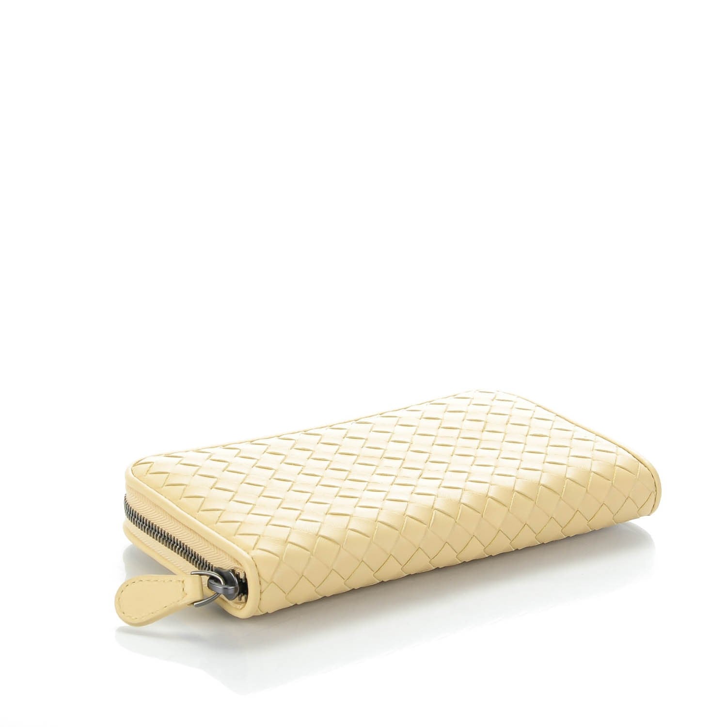 Bottega Veneta Nappa Intrecciato Zip Around Wallet Banane 4 of 8