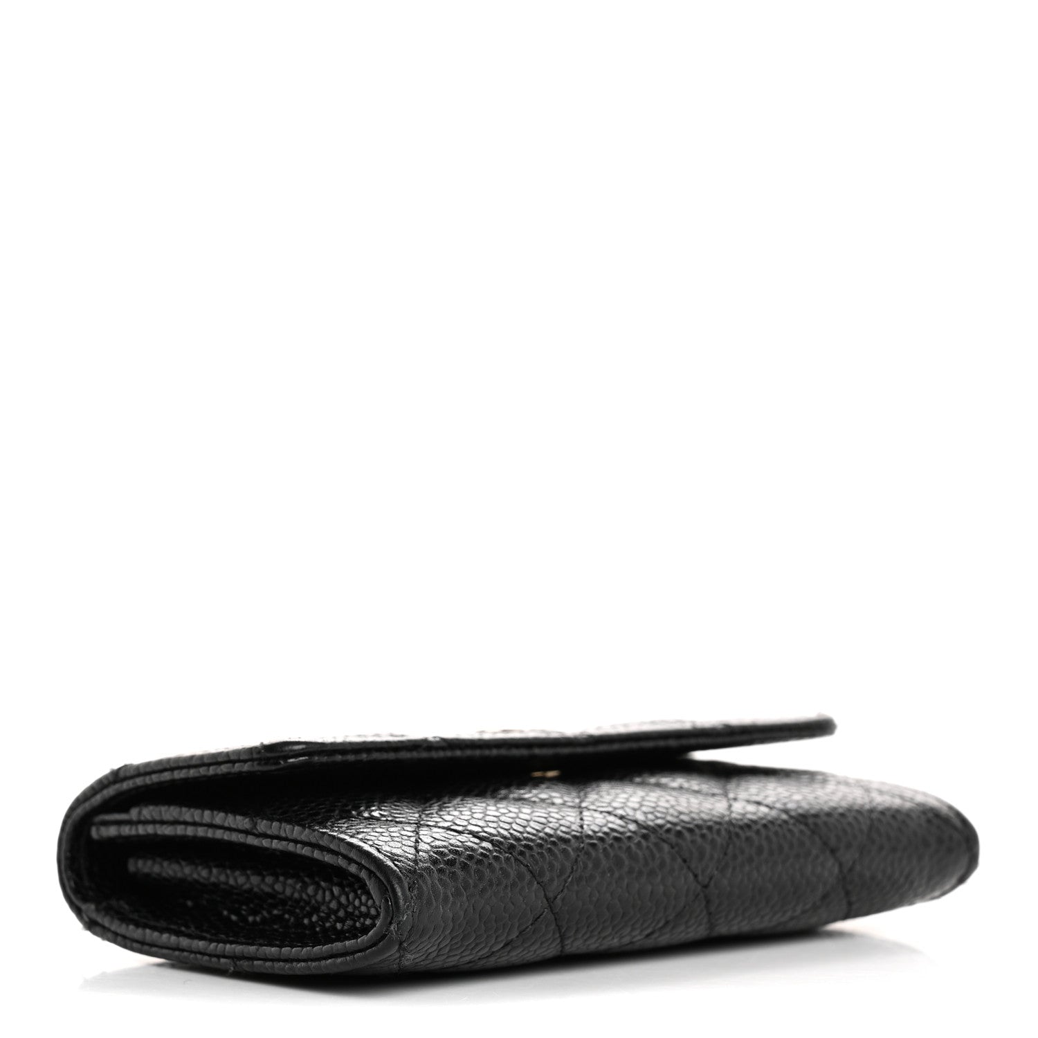Chanel Caviar Quilted Flap Card Holder Black 4 of 15