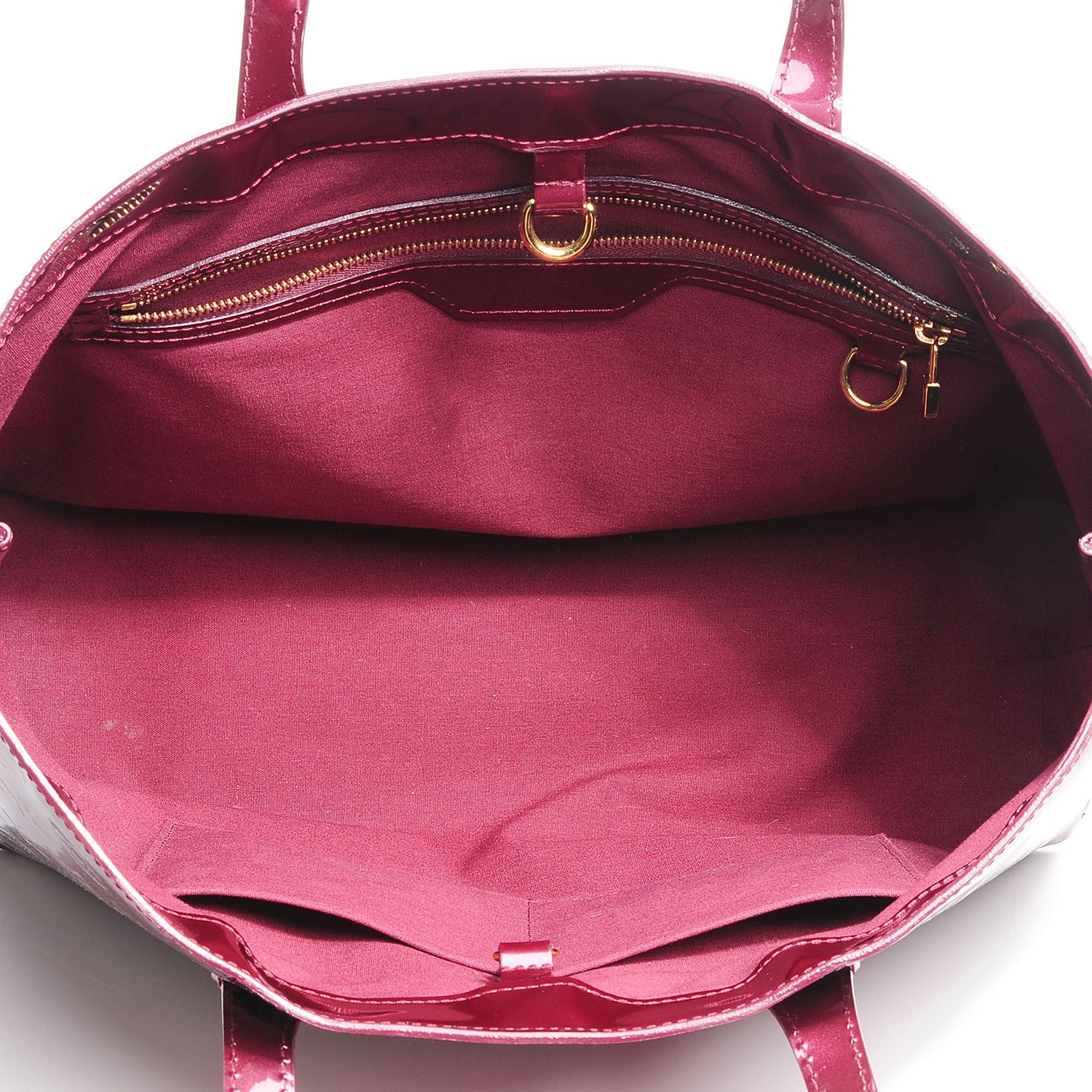 Louis Vuitton Vernis Wilshire MM Rouge Fauviste 7 of 7