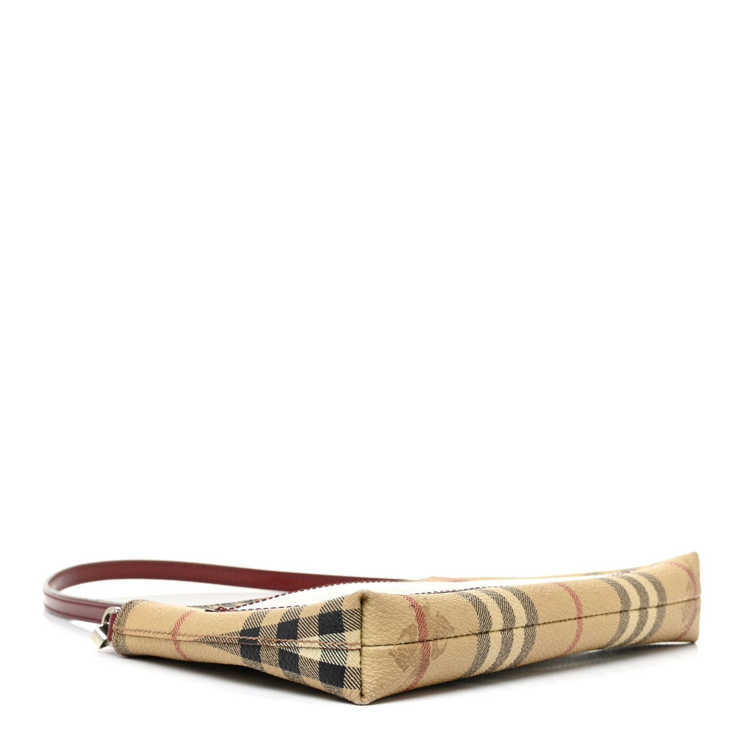 Burberry Haymarket Check Shoulder Bag Red 3 of 21