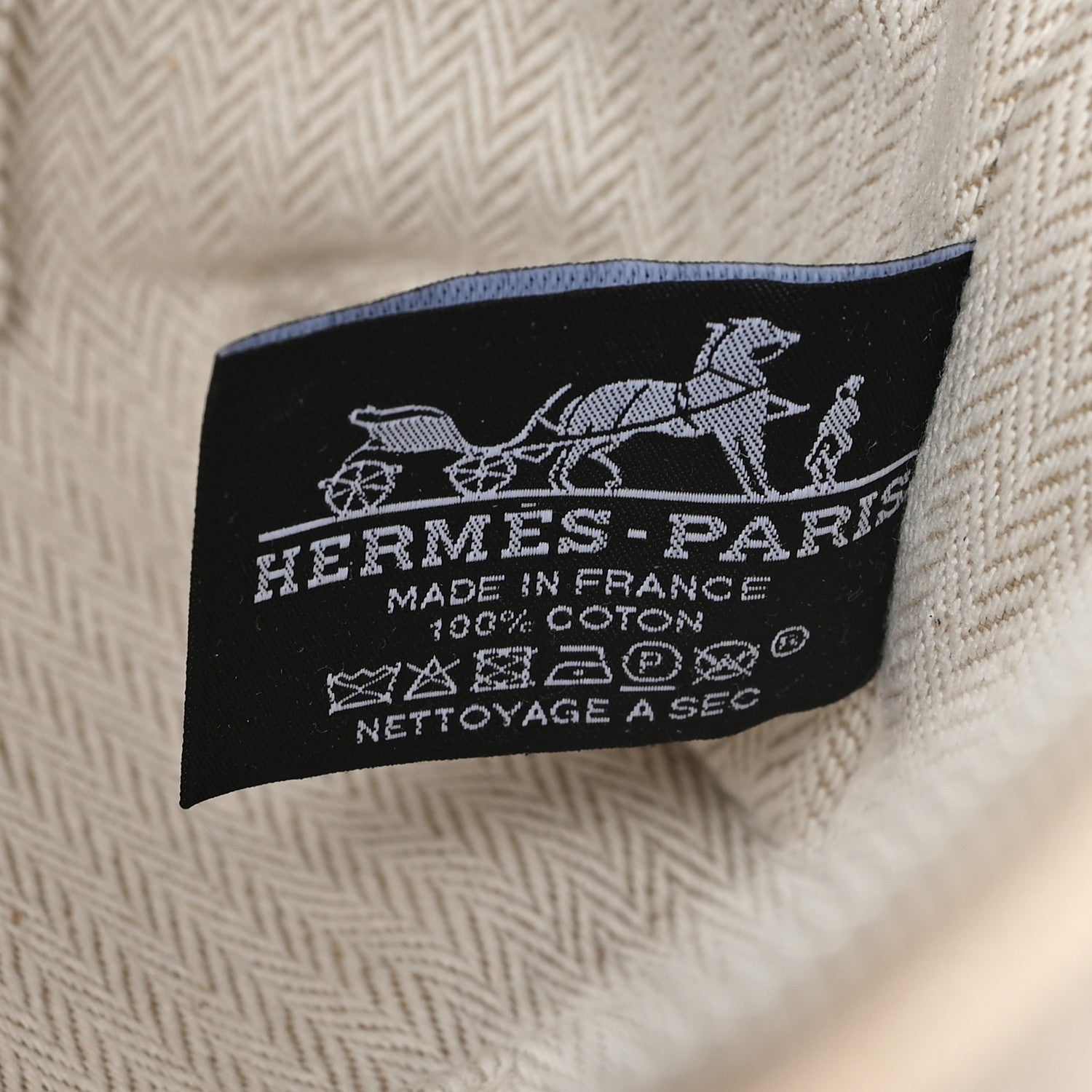 Hermes Canvas Small Bride-A-Brac Pouch Natural 6 of 6