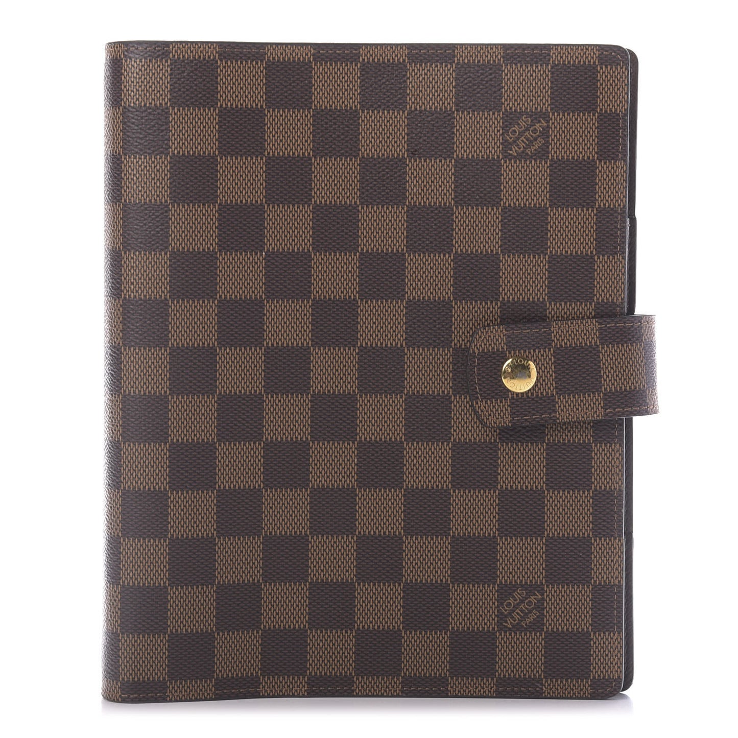 Damier Ebene Large Ring Agenda Cover