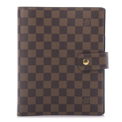 Louis Vuitton Damier Ebene Large Ring Agenda Cover 1 of 10