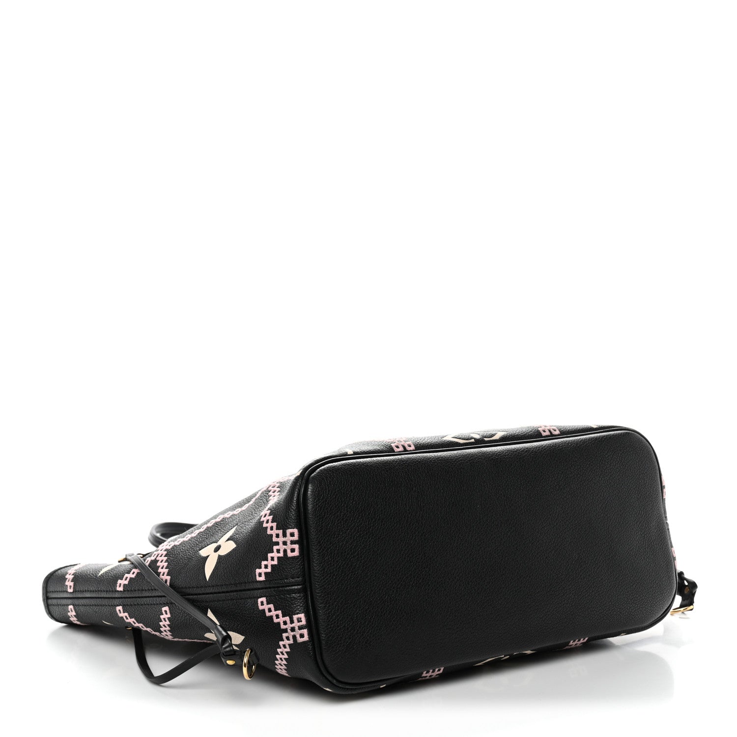 Louis Vuitton Empreinte Monogram Giant Broderies Neverfull MM Black 4 of 10