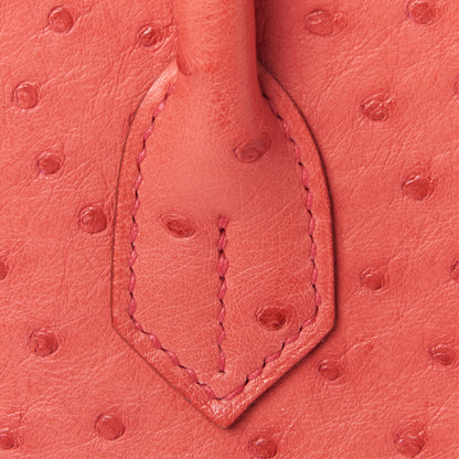 Hermes Ostrich Birkin 30 Bougainvillea 11 of 30