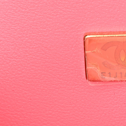 Chanel Lambskin Quilted CC In Love Heart Bag Pink 7 of 11
