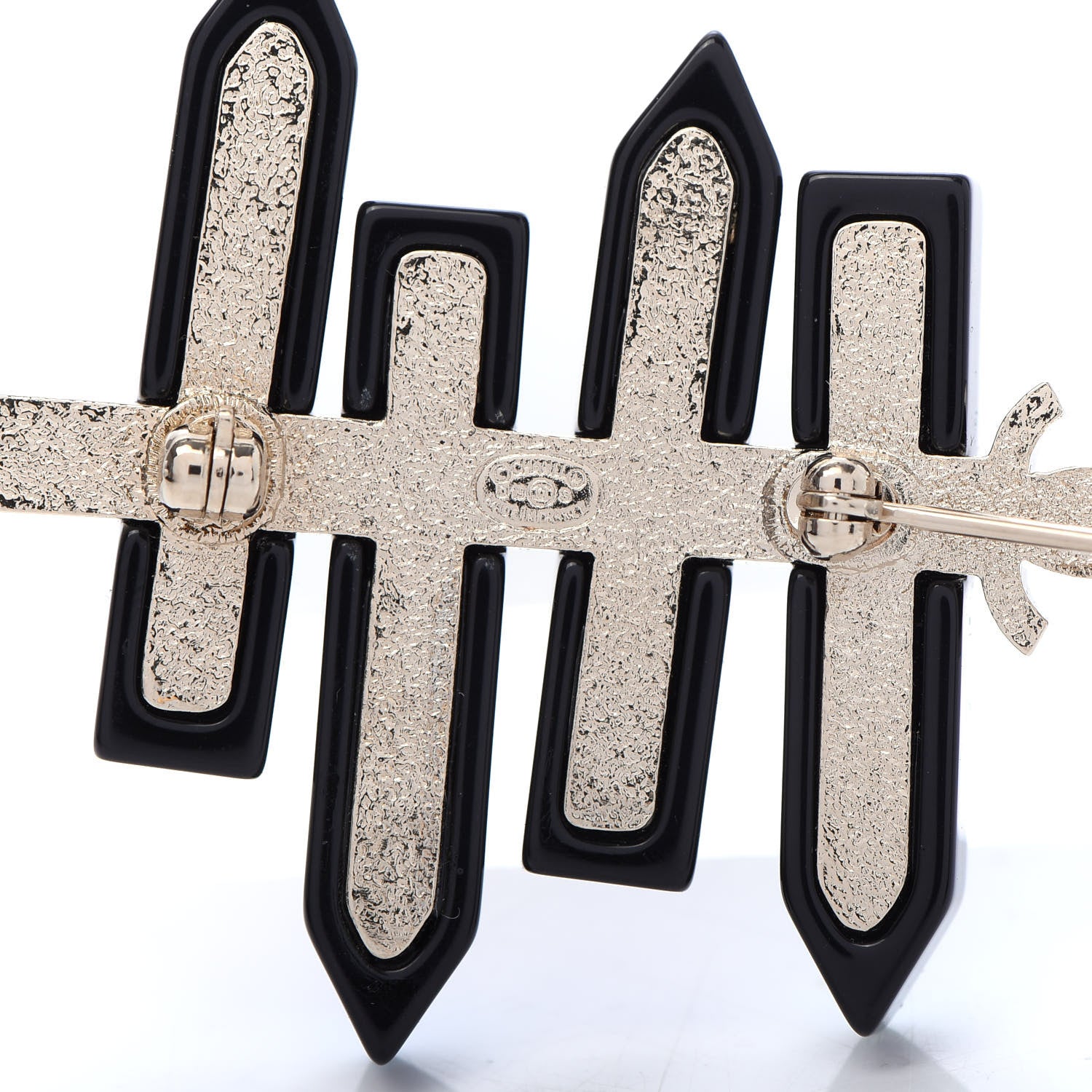 Chanel Resin Chanel By The Sea Sign Brooch Multicolor 4 of 5