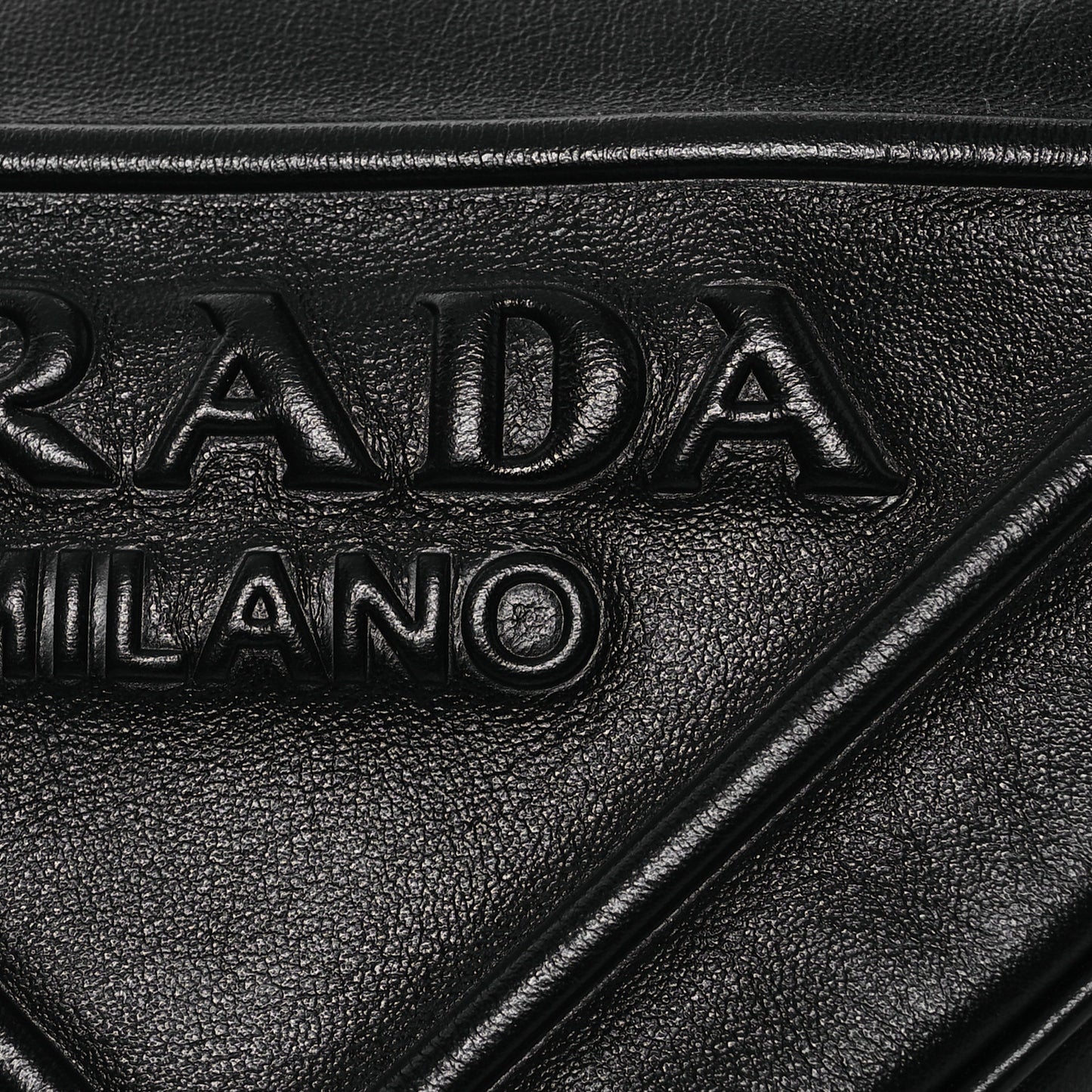 Grace Lux Triangle Shoulder Bag Black