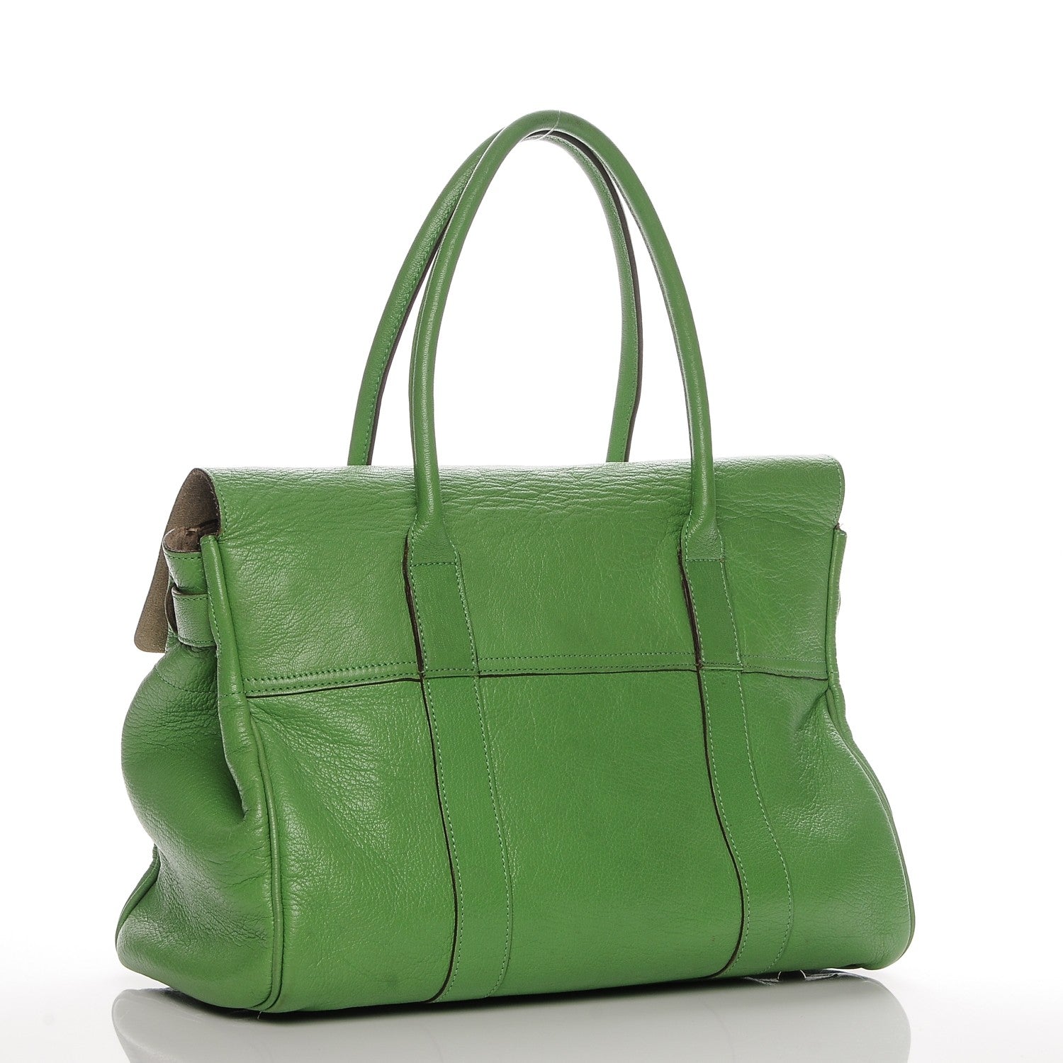Mulberry Goatskin Bayswater Grass Green 3 of 13
