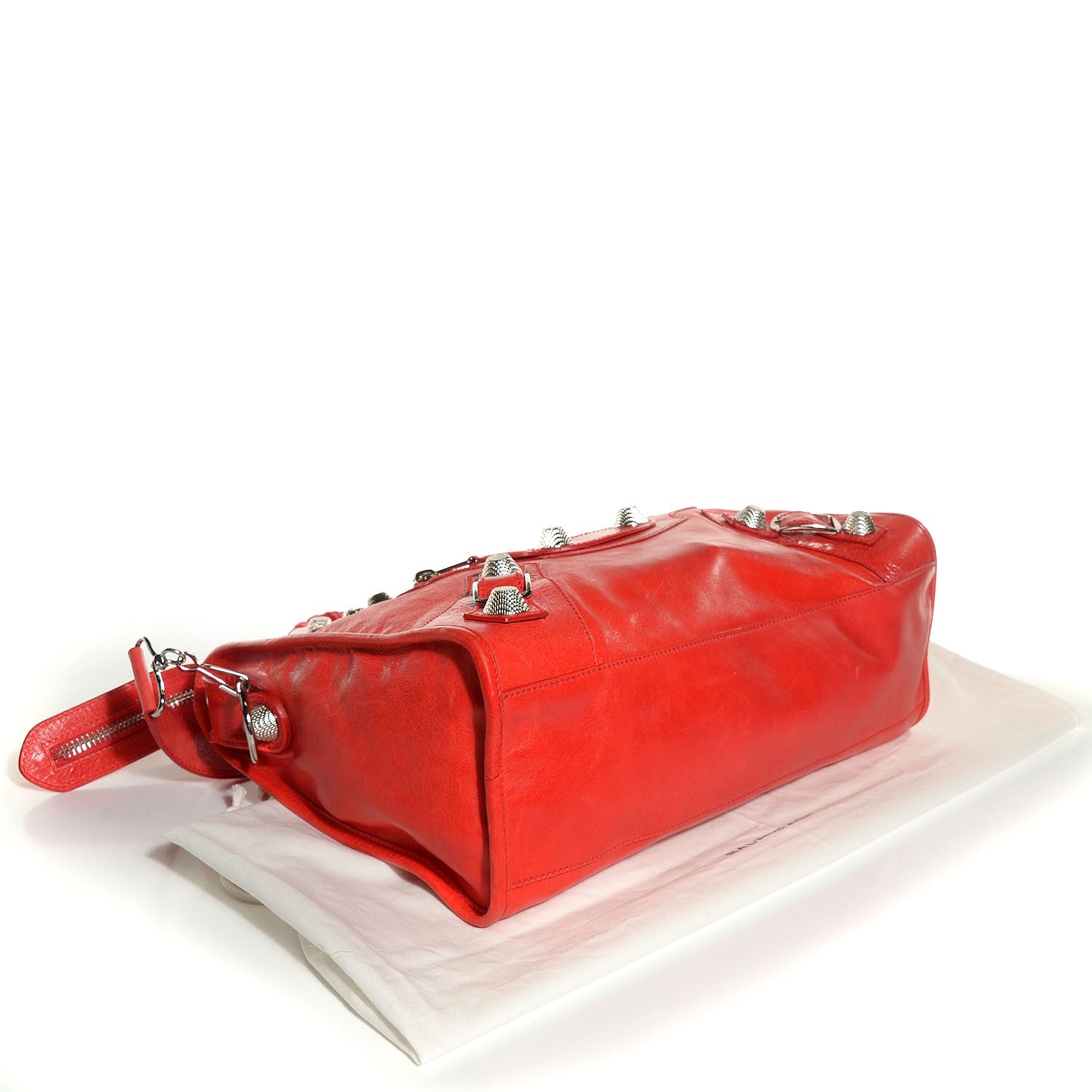 Balenciaga Agneau Giant 21 Silver Hardware City Vermillion 3 of 12