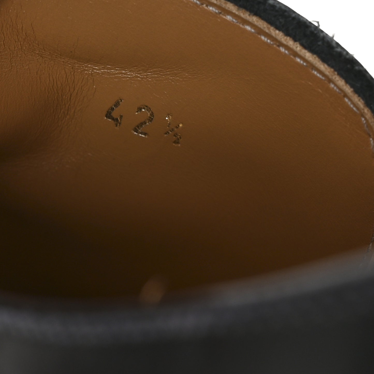 Calfskin Our Georges Mens Loafers 42.5 Black