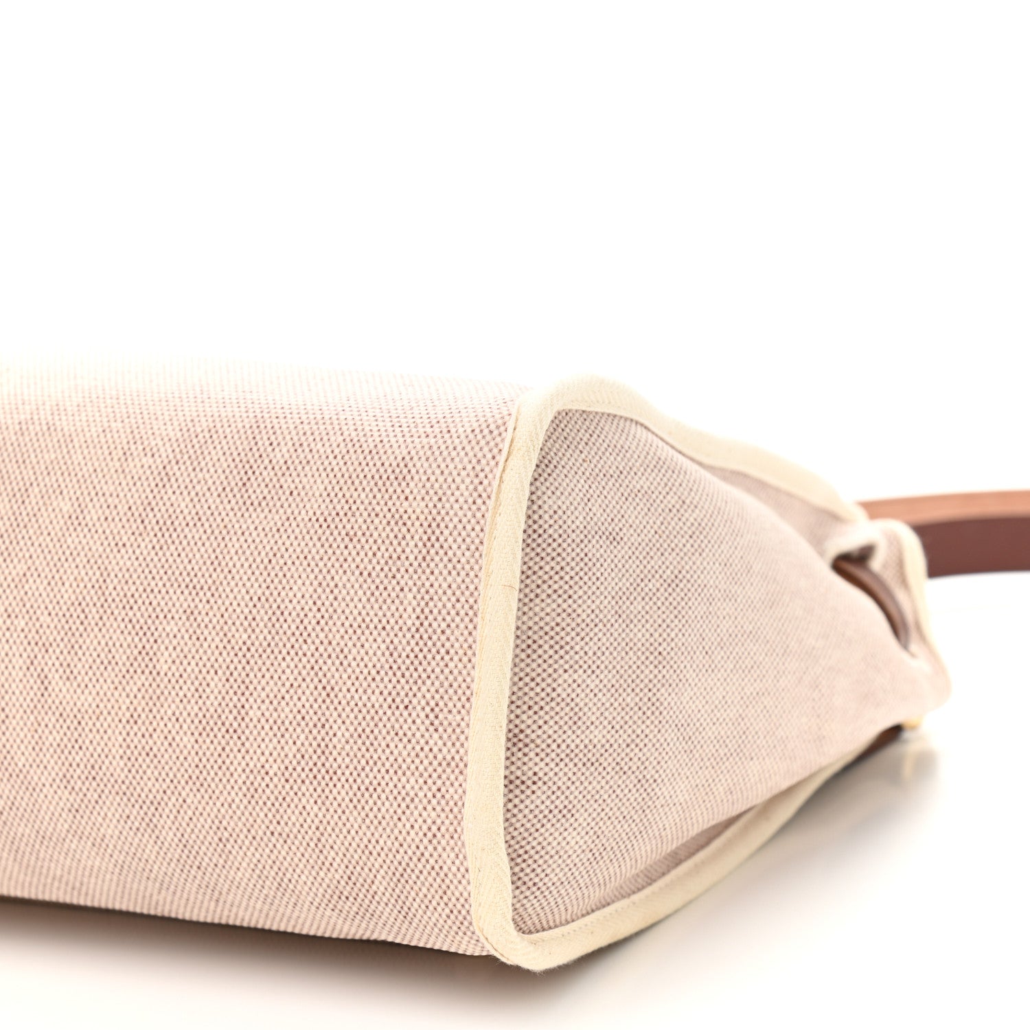 Hermes Vache Hunter Toile Herbag 30 PM Natural Havane 8 of 11