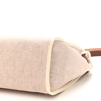 Hermes Vache Hunter Toile Herbag 30 PM Natural Havane 8 of 11