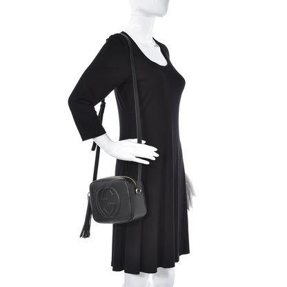 Gucci Pebbled Calfskin Small Soho Disco Bag Black 2 of 8
