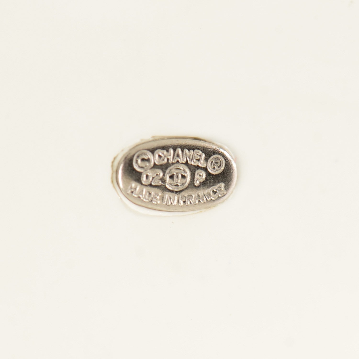 Chanel Resin Coco Wide Cuff Black White 4 of 5