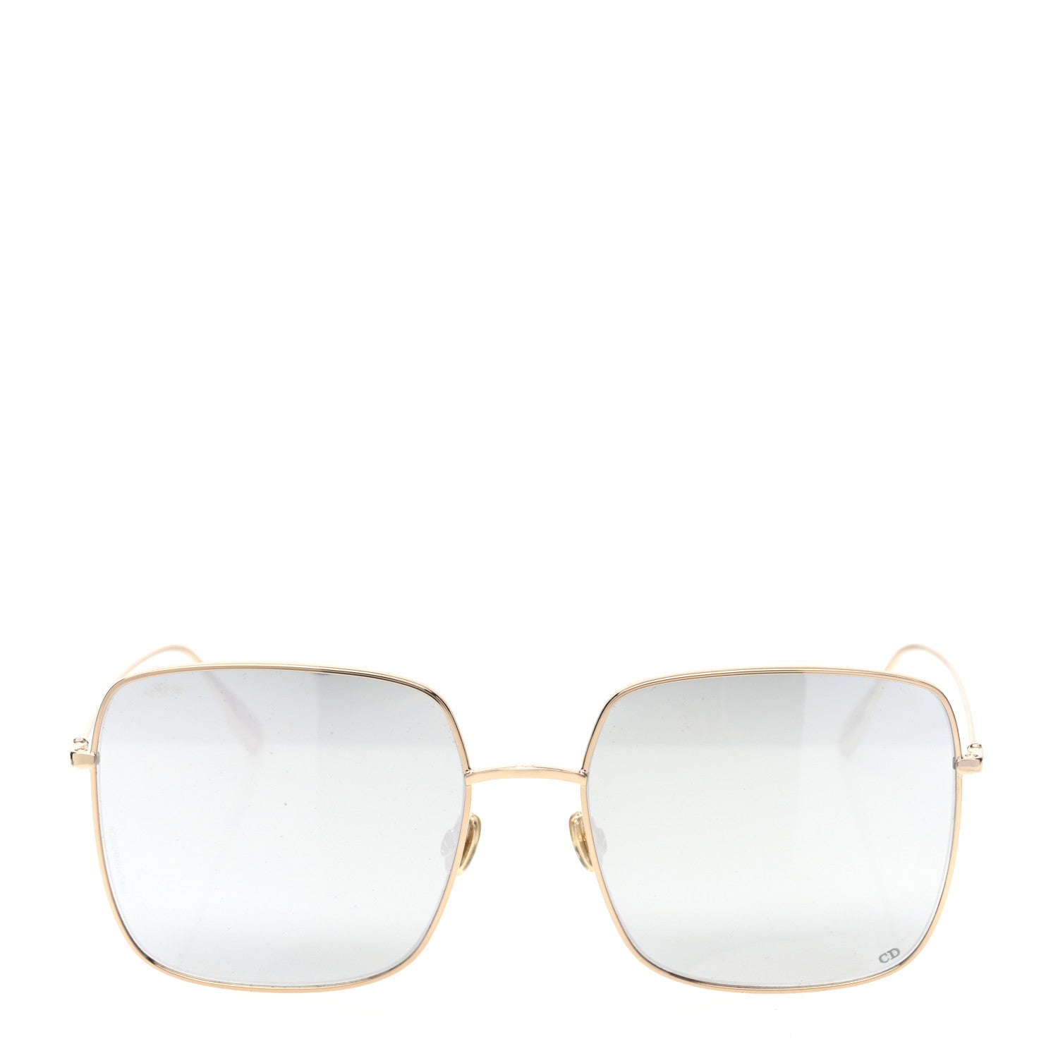 Christian Dior Metal Stellaire 1 Square Sunglasses Gold 2 of 9