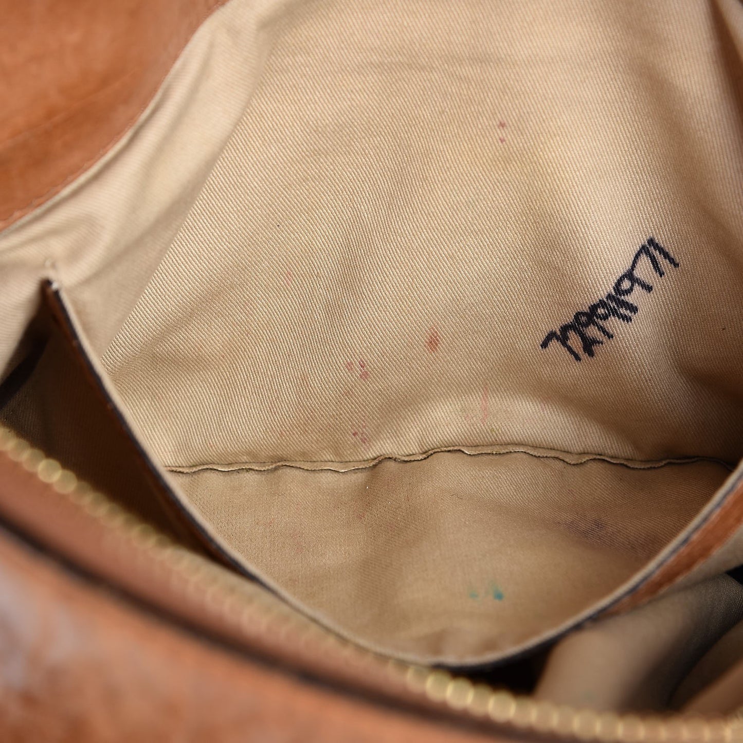 Lambskin Large Heloise Satchel Gazelle